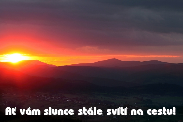 Zpad slunce nad Kozubovou